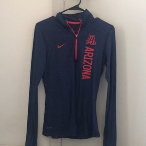 Women’s Nike Dri-Fit Small U of AZ Quarter Zip